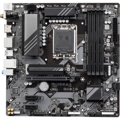 Placa de baza GIGABYTE B760M DS3H AX, DDR5, PCIE 4.0, 4*SATA, 2*M2, Display Port, HDMI, VGA, 1*USB type C spate, 1*USB type C front, Socket 1700